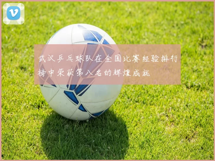 武汉乒乓球队在全国比赛经验排行榜中荣获第八名的辉煌成就