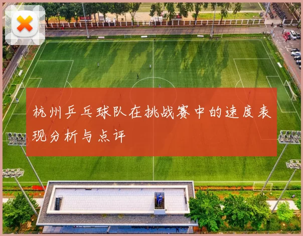 杭州乒乓球队在挑战赛中的速度表现分析与点评